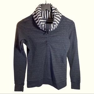 Lululemon Reversible Long Sleeve Top Foldover Neck